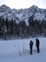 Prima sciata sulle nevi della pista di fondo di Zambla (9 dic. 08) - FOTOGALLERY
